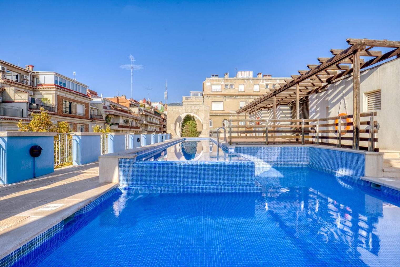 Blueground La Bonanova Doorman Rooftop Pool Bcn-115 * Barcelona
