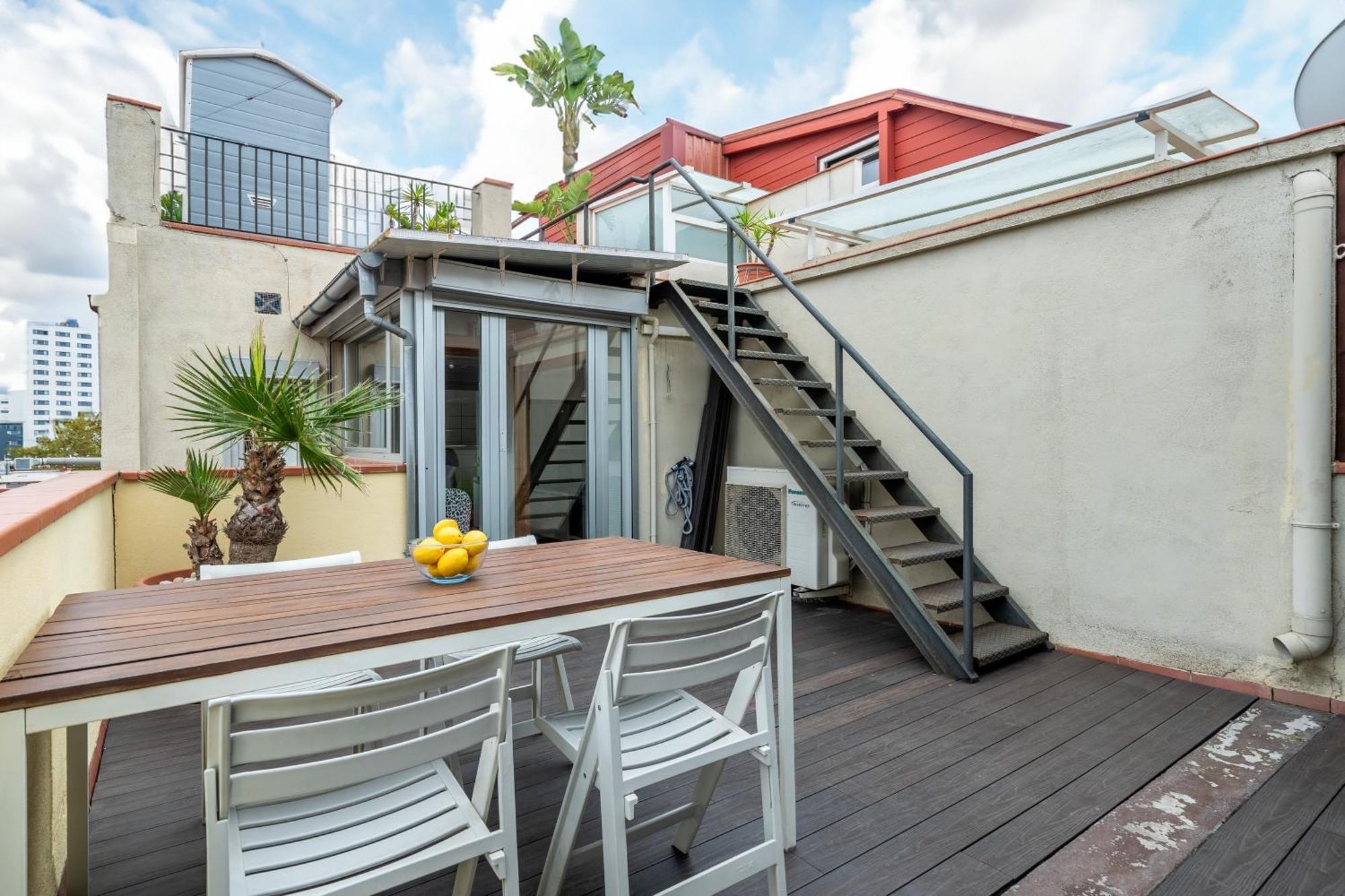 Apartment Rooftop Penthouse Double Terrace Barcelona