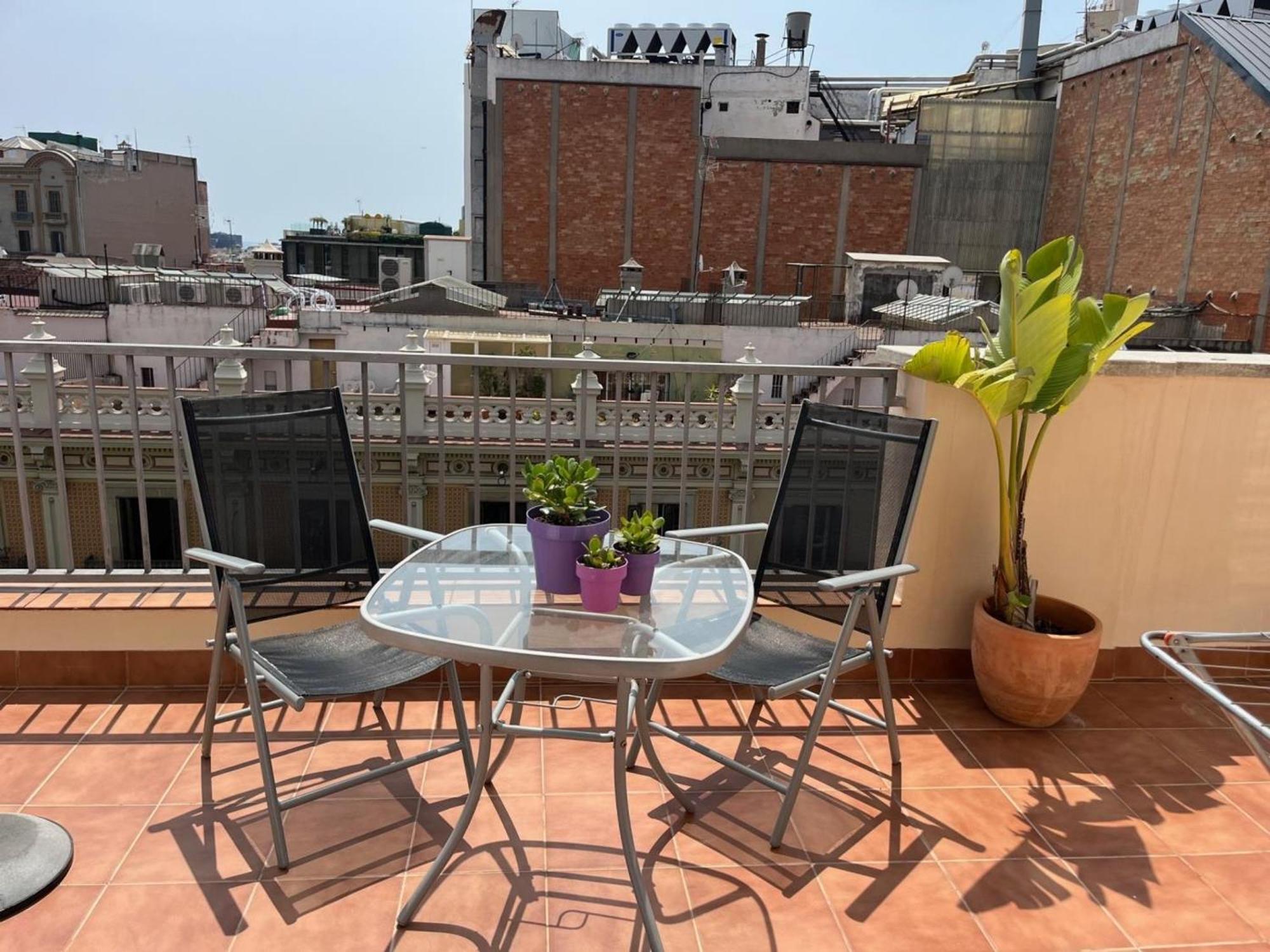 Con Terraza Privada Y Wifi En El Corazon De - Es-341-5 * Barcelona