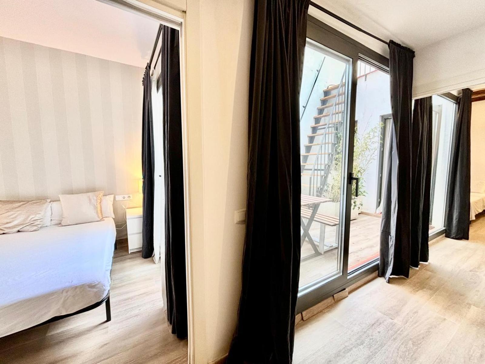Apartamento Piso Con Dos Con Camas Dobles Y Terrazas En El Poblenou Barcelona