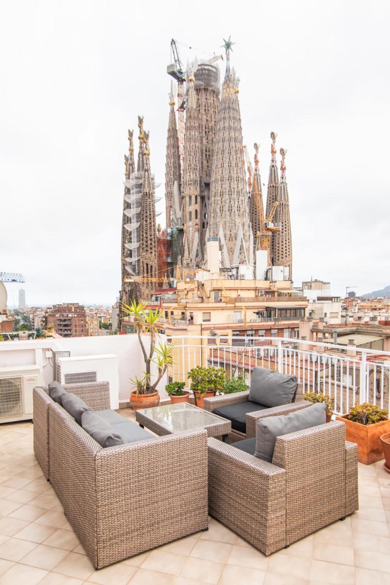 A1mar1023 Breathtaking Rooftop In Sagrada Familia Apartment